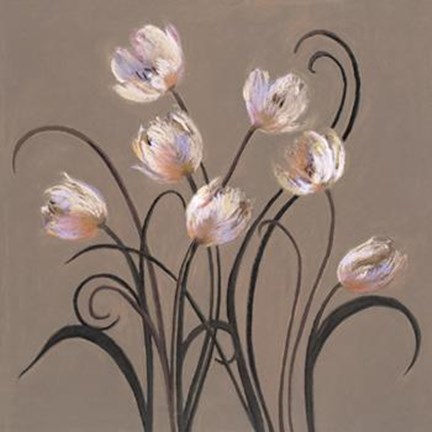 Framed Dancing Tulips Print
