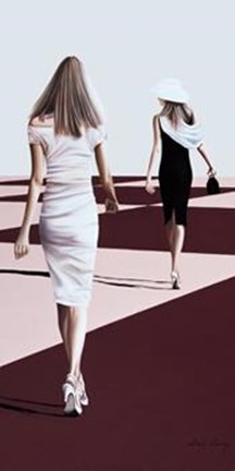 Framed Game of Chess Print