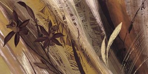 Framed Bouquet D&#39;or II Print