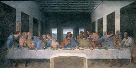 Framed Last Supper Print