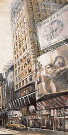 Framed Times Square III Print