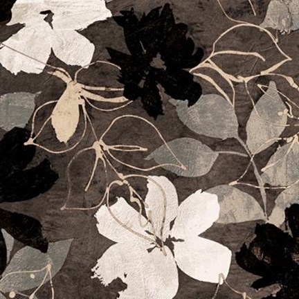 Framed Fleurs IV Print