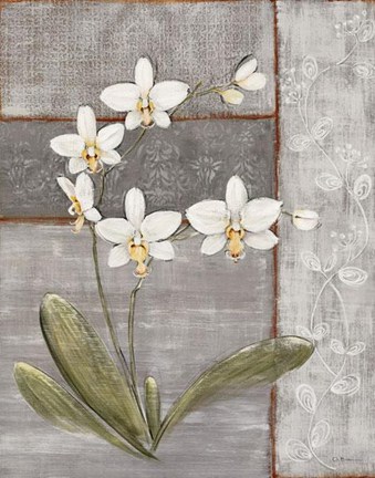 Framed Orchid Shimmer II - Mini Print