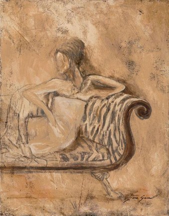 Framed Courtesan II Print