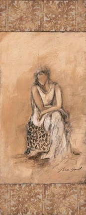 Framed Demure II Print