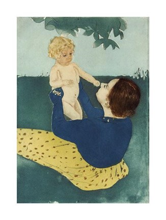 Framed Under The Horse Chestnut Tree Print