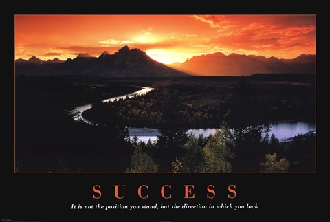 Framed Success Print
