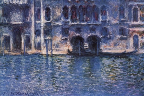 Framed Venice Palazza Da Mula Print