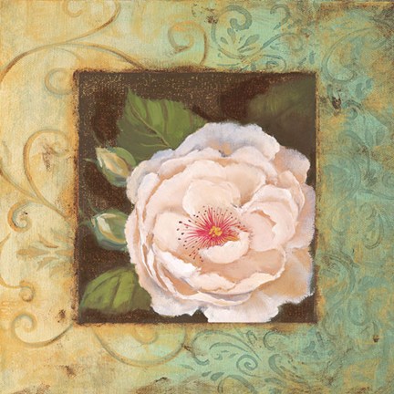 Framed Antique Rose IV Print