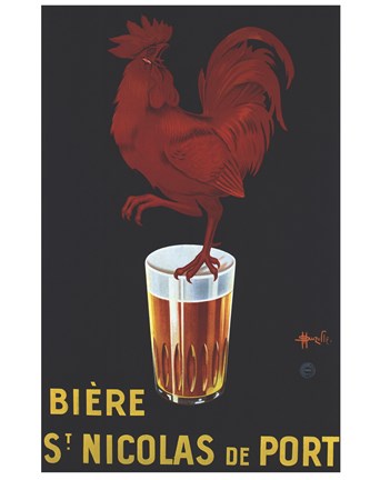 Framed Biere St. Nicolas De Port Print