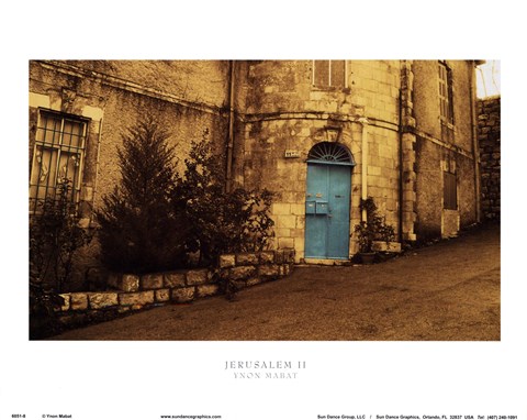 Framed Jerusalem II Print