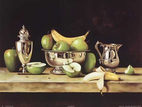 Framed Manzanas Print