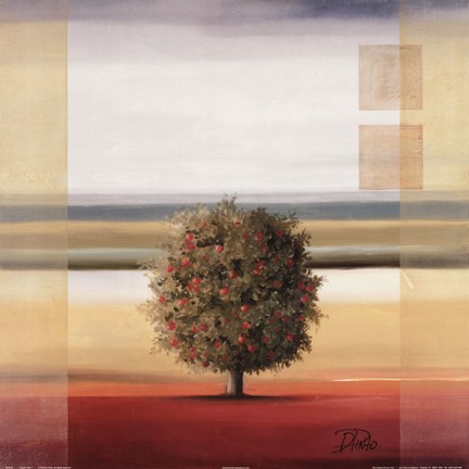 Framed Apple Tree I Print