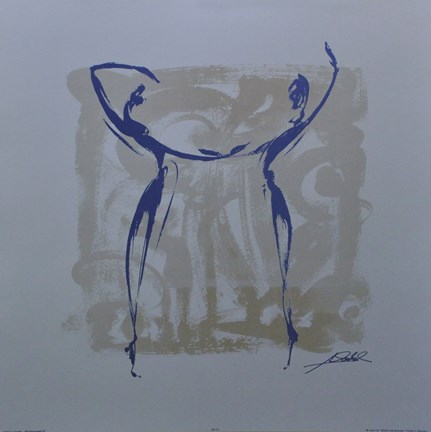 Framed Body Language XII (silver) Print