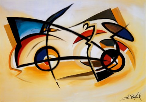 Framed Sports Car Supreme Print