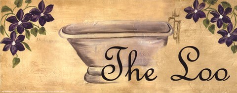 Framed Bath Series - The Loo Print