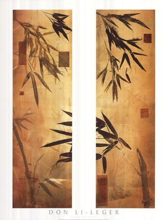 Framed Bamboo Impressions II Print
