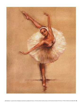Framed Ballerina I Print