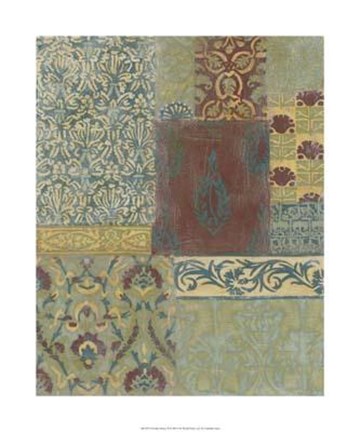 Framed Porcelain Mosaic II Print