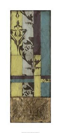 Framed Jeweled Transom VI Print