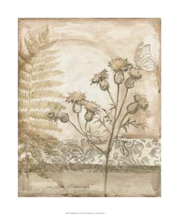 Framed Twilight Meadow I Print