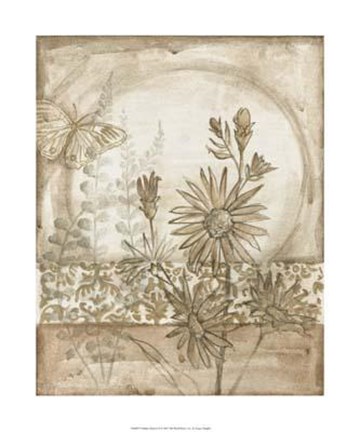 Framed Twilight Meadow II Print