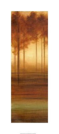 Framed Treeline Horizon I Print