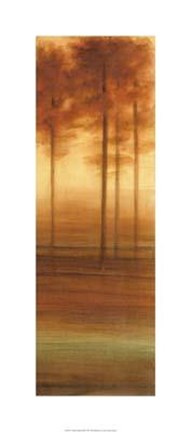 Framed Treeline Horizon III Print