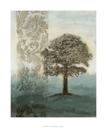 Framed Misty Memory I Print