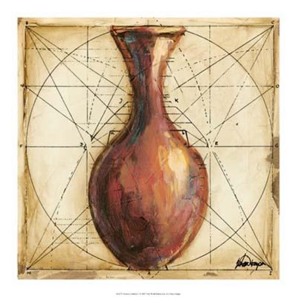 Framed Modern Artifacts I Print