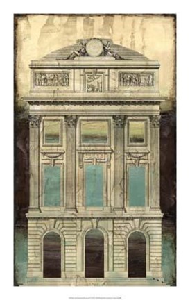 Framed Architectural Illusion II Print