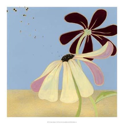 Framed Garden Glimmer I Print