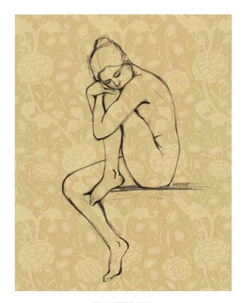 Framed Sophisticated Nude IV Print