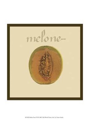 Framed Italian Fruit VII Print