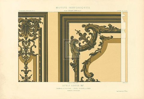 Framed Panelling Design Print