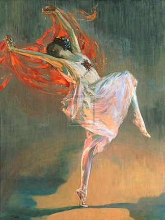Framed Anna Pavlova Print