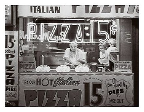 Framed Hot Italian Pizza Print
