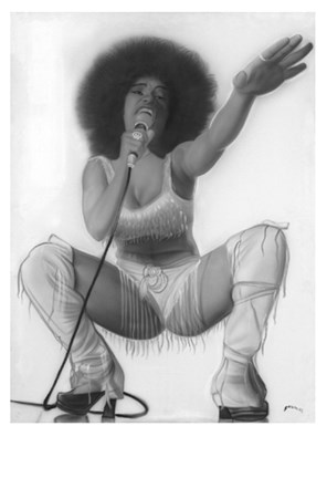 Framed Soul Sister II: The Singer Print