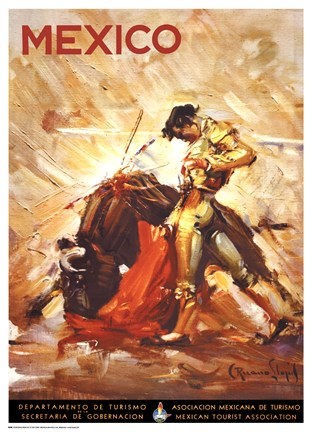 Framed Matador II Print