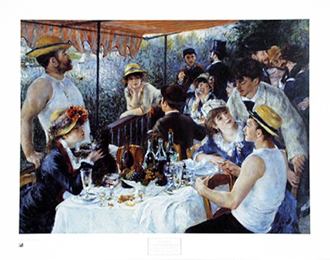 Framed Luncheon Of The Boating Party, 1881 Print