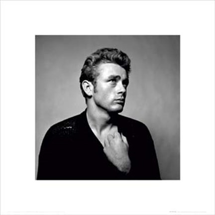 Framed James Dean: Portrait Print