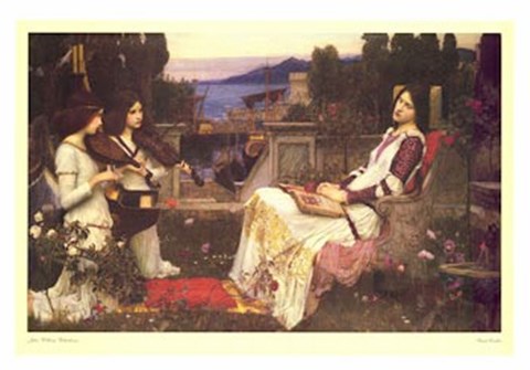 Framed Saint Cecilia Print