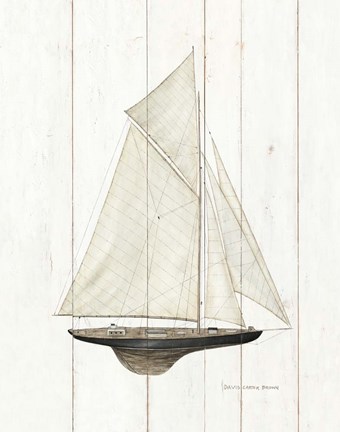 Framed Sailboat I Print