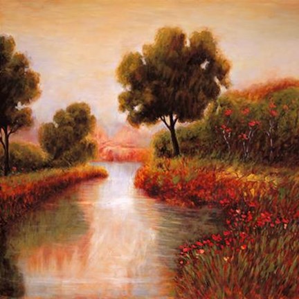 Framed Idyllic II Print