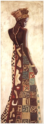 Framed Femme Africaine III Print