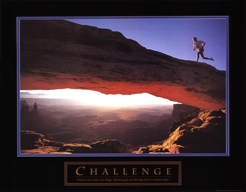 Framed Challenge – Runner Print
