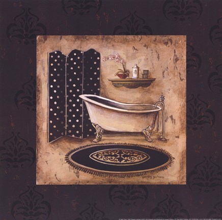 Framed Bath Time I Print