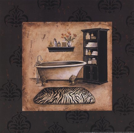 Framed Bath Time II Print