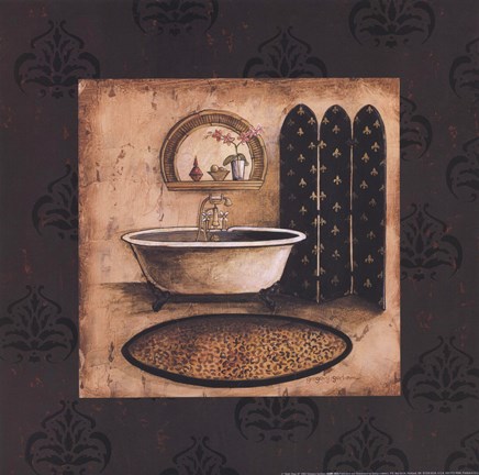 Framed Bath Time IV Print