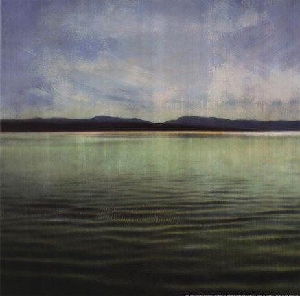 Framed Tranquil Waters I Print